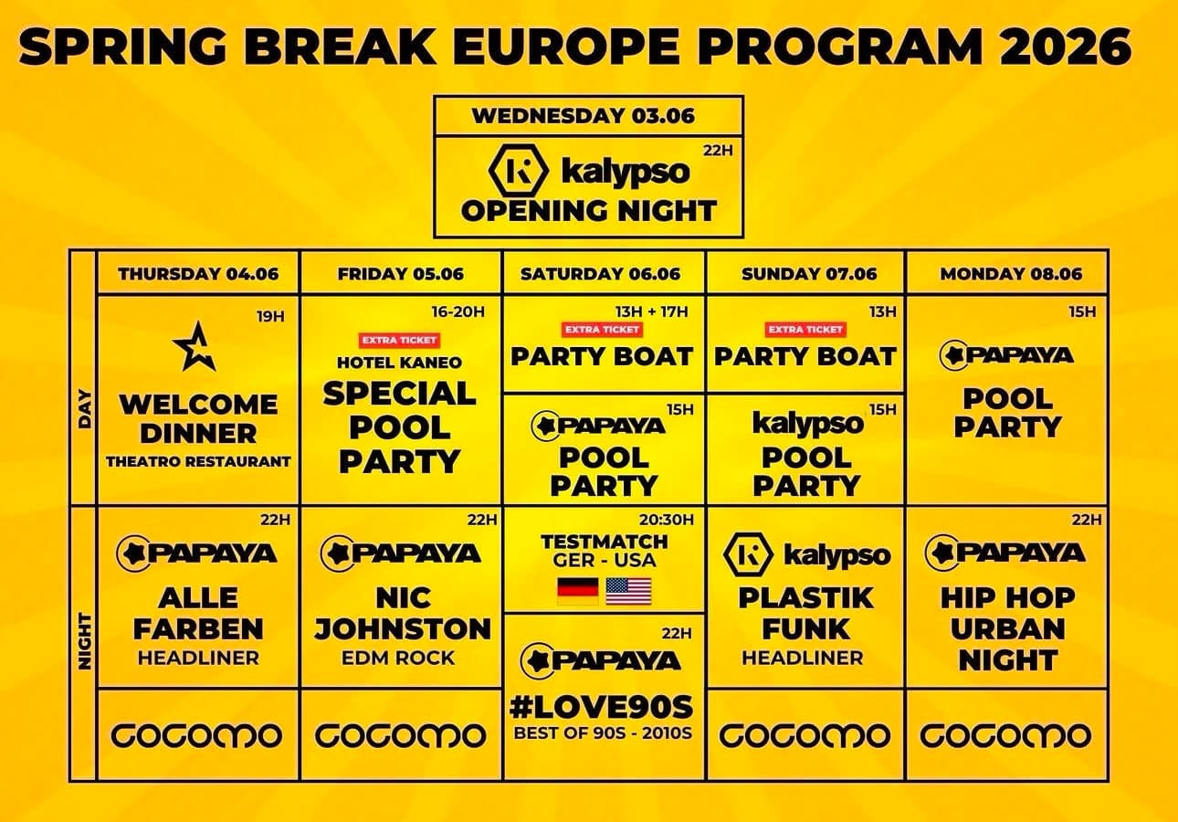 Spring Break Europe 2026: Il hotspot delle feste sulla spiaggia di Zrće